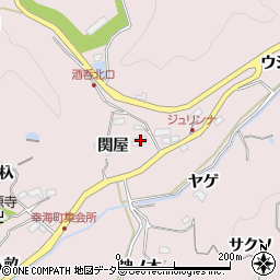 愛知県豊田市幸海町関屋10周辺の地図
