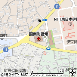 函南町役場周辺の地図