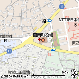 函南町役場　産業振興課・観光振興係周辺の地図