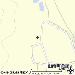 兵庫県丹波市山南町金屋223周辺の地図