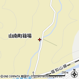 兵庫県丹波市山南町篠場394周辺の地図