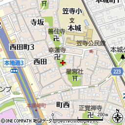 愛知県名古屋市南区本星崎町宮西周辺の地図