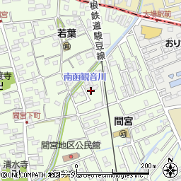 静岡県田方郡函南町間宮859-12周辺の地図