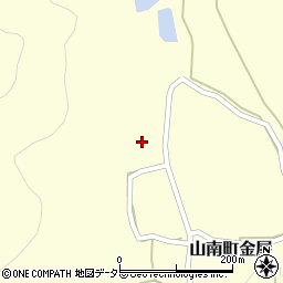 兵庫県丹波市山南町金屋224周辺の地図