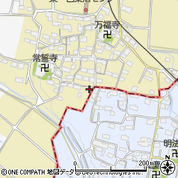 三重県いなべ市員弁町東一色466周辺の地図