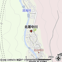 京都市消防局北消防署中川消防出張所周辺の地図
