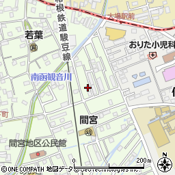 静岡県田方郡函南町間宮879-4周辺の地図