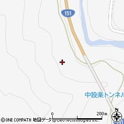 愛知県北設楽郡東栄町中設楽甫木端周辺の地図