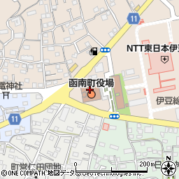 函南町役場　議会事務局周辺の地図