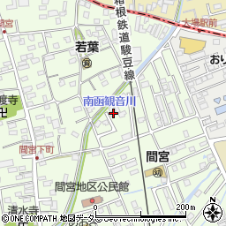 静岡県田方郡函南町間宮859-1周辺の地図