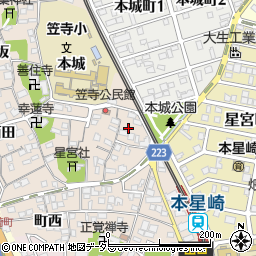 愛知県名古屋市南区本星崎町宮浦周辺の地図