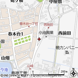 愛知県愛知郡東郷町春木山崎887周辺の地図
