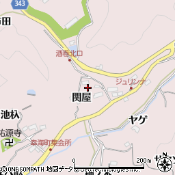 愛知県豊田市幸海町関屋6周辺の地図