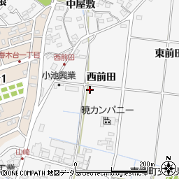 愛知県愛知郡東郷町春木西前田35-3周辺の地図