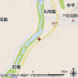 愛知県豊田市下佐切町岩飛周辺の地図