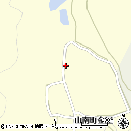 兵庫県丹波市山南町金屋239周辺の地図