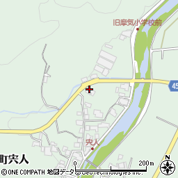 京都府南丹市園部町宍人市場43周辺の地図