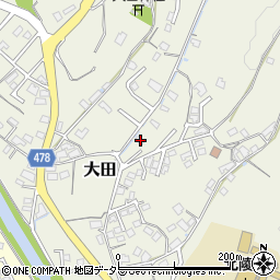 岡山県津山市大田717-1周辺の地図