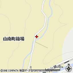 兵庫県丹波市山南町篠場286周辺の地図