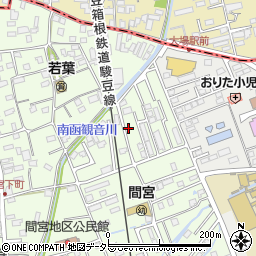 静岡県田方郡函南町間宮877-10周辺の地図