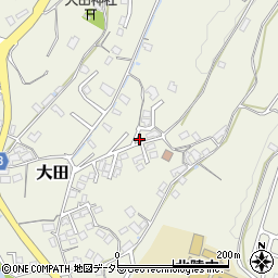 岡山県津山市大田275周辺の地図