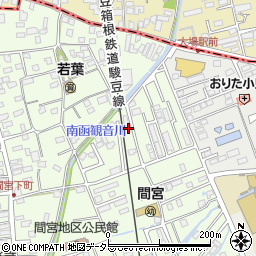 静岡県田方郡函南町間宮877-18周辺の地図