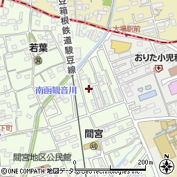 静岡県田方郡函南町間宮879-7周辺の地図