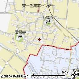 三重県いなべ市員弁町東一色524周辺の地図