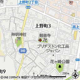 上野町3丁目32☆アキッパ駐車場周辺の地図