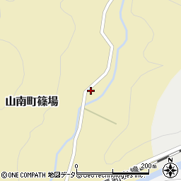 兵庫県丹波市山南町篠場283周辺の地図