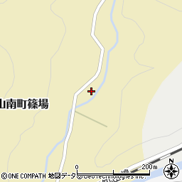 兵庫県丹波市山南町篠場109周辺の地図