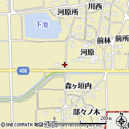 京都府南丹市八木町氷所（池ノ下）周辺の地図