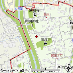 静岡県田方郡函南町間宮97周辺の地図