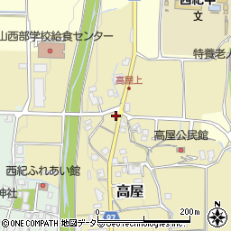兵庫県丹波篠山市高屋286周辺の地図