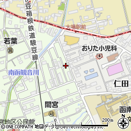 静岡県田方郡函南町間宮882-5周辺の地図