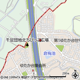 愛知県豊田市千足町比丘尻周辺の地図