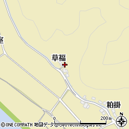 京都府南丹市八木町山室草福周辺の地図