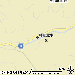 岡山県新見市神郷釜村1299周辺の地図