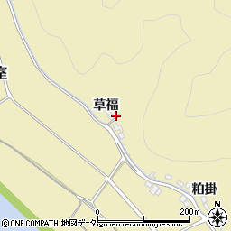 京都府南丹市八木町山室（草福）周辺の地図