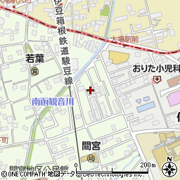 静岡県田方郡函南町間宮879-13周辺の地図