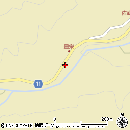 鳥取県日野郡日南町豊栄639周辺の地図