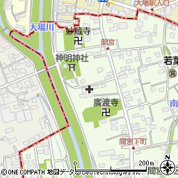 静岡県田方郡函南町間宮97-15周辺の地図