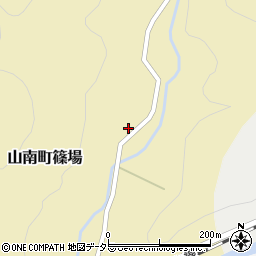 兵庫県丹波市山南町篠場279周辺の地図