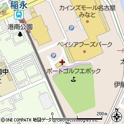 みつばち保険ファーム名古屋みなと店周辺の地図