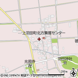 滋賀県東近江市上羽田町2345周辺の地図