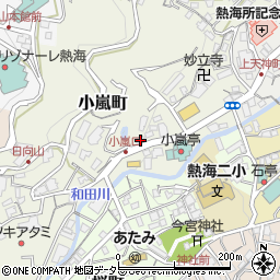 静岡県熱海市小嵐町9-14周辺の地図