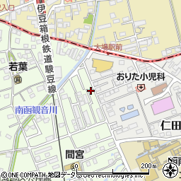 静岡県田方郡函南町間宮882-3周辺の地図