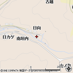 愛知県豊田市下佐切町日向4周辺の地図