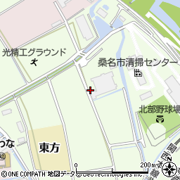 三重県桑名市東汰上周辺の地図