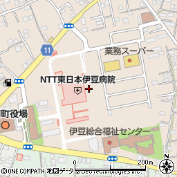 ＮＴＴル・パルク伊豆病院Ａ駐車場周辺の地図